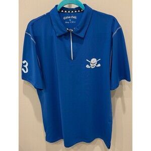 Tattoo Golf - Lucky 13 Series Golf Shirt - Men's Size Large - NEVER WORN - Blue